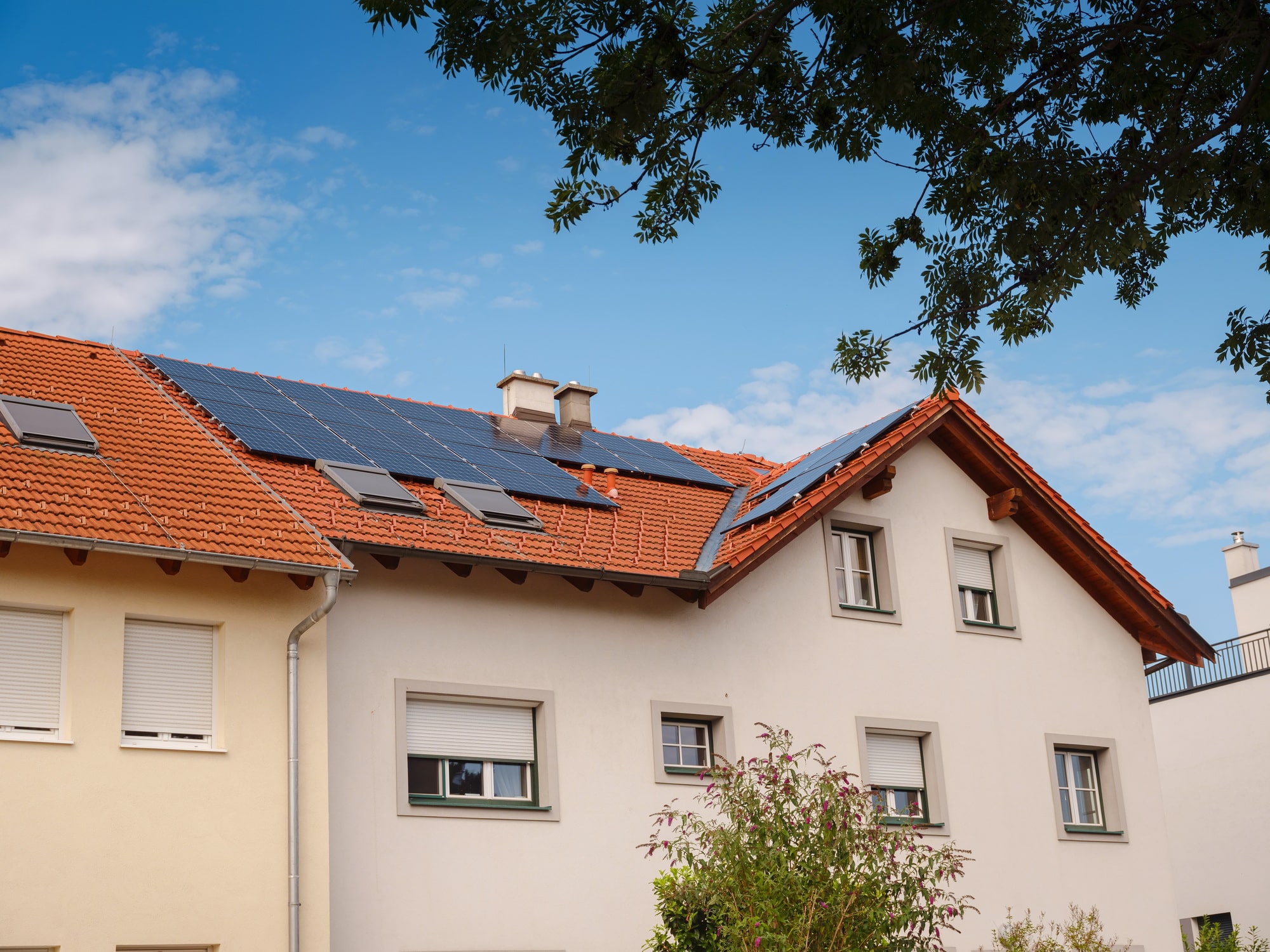 Panneau solaire à Crozet
